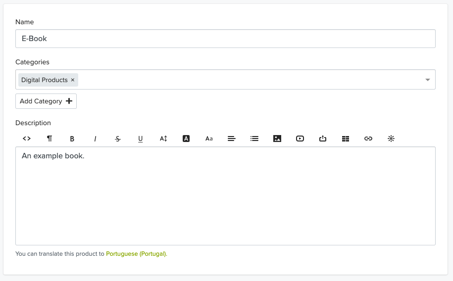Add Digital Product Step 2