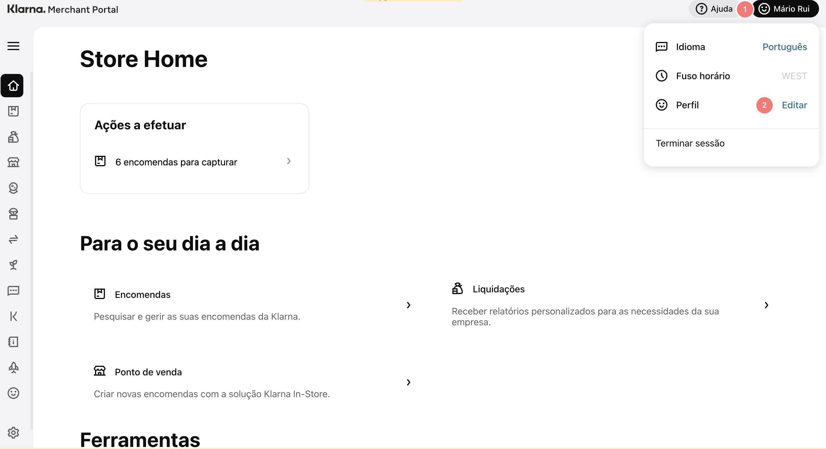 Klarna Merchant Portal