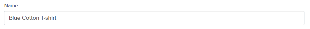 Name of the product